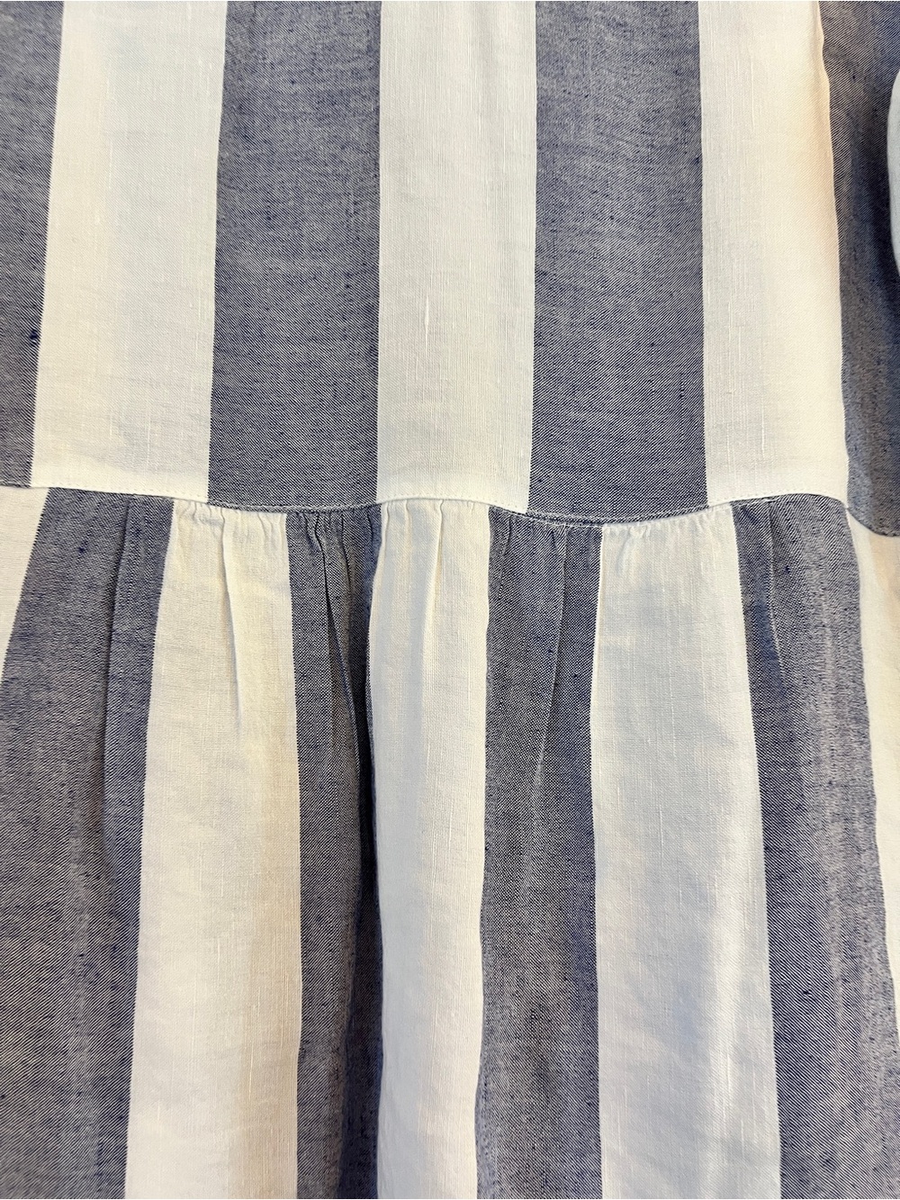 SOLD!!Tommy Bahama Rugby Beach Striped Linen Shirt Dress - Picture 6 of 7
